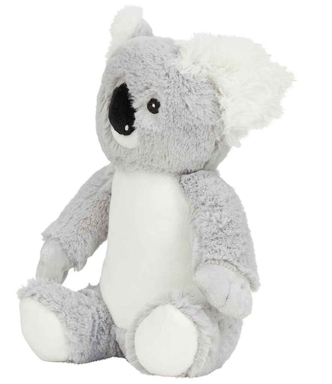 Personalised Grey Koala Bear Animal Teddy Fluffy Cuddle Toy - 0