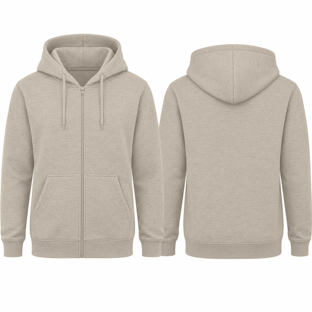 Personalised AWDis JH050 Zoodie – Custom Printed Full Zip Hoodie