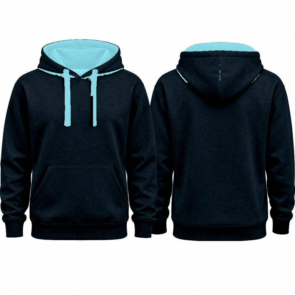 Personalised AWDis JH003 Varsity Hoodie – Custom Printed Two-Tone Hoodie