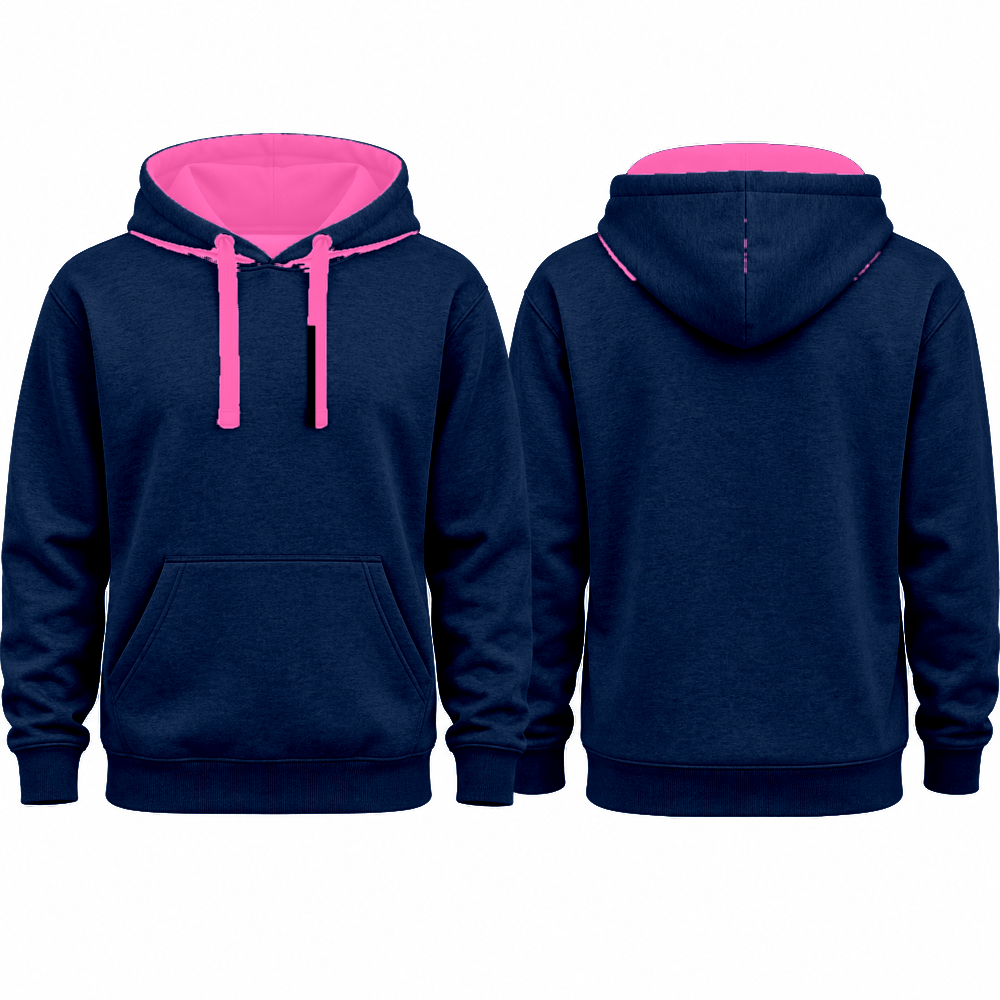 Personalised AWDis JH003 Varsity Hoodie – Custom Printed Two-Tone Hoodie