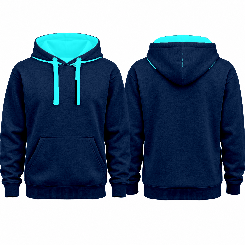 Personalised AWDis JH003 Varsity Hoodie – Custom Printed Two-Tone Hoodie