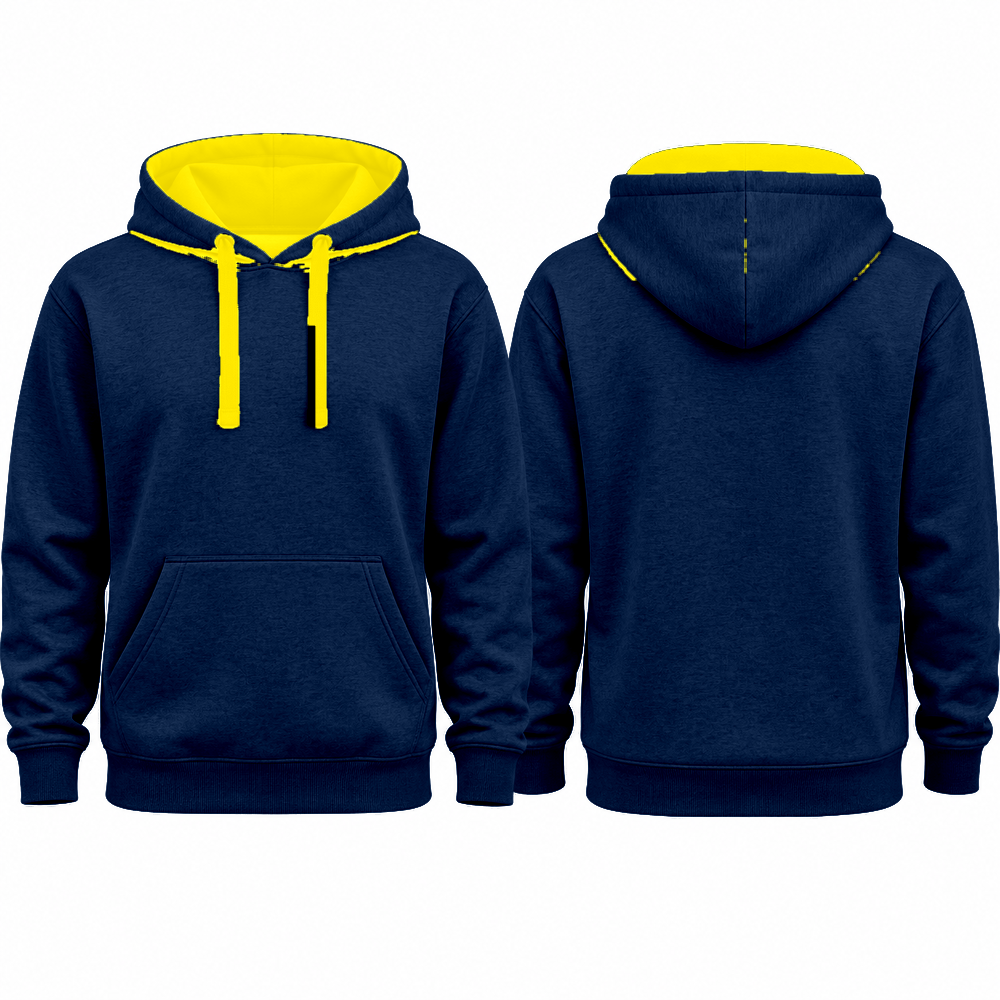 Personalised AWDis JH003 Varsity Hoodie – Custom Printed Two-Tone Hoodie