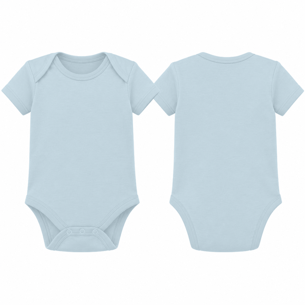 Personalised Larkwood LW500T Baby Bodysuit – Custom Printed Short Sleeve Baby Vest