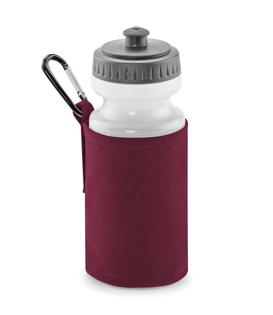 Fully Personalised Water Bottle and Holder - All Colours