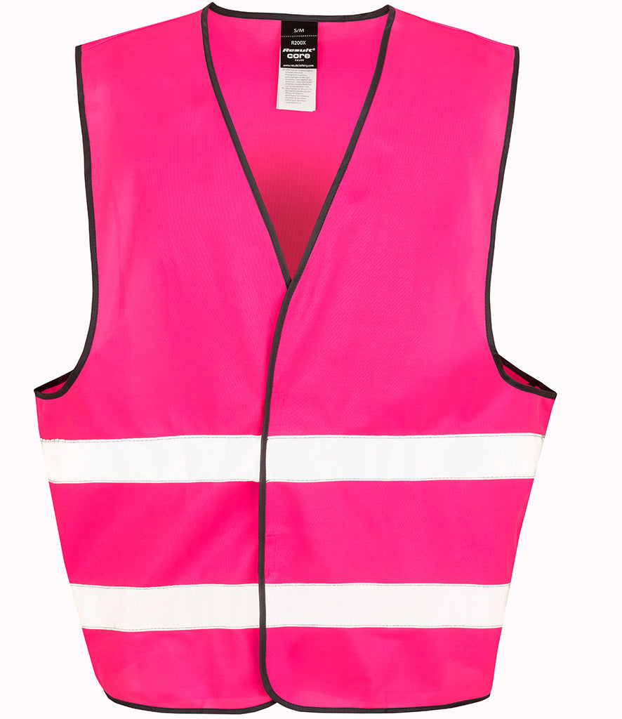 Fully Personalised Hi Vis High Visibility Vest With Your Logo UNISEX  - Result Core RS200E - All Colours