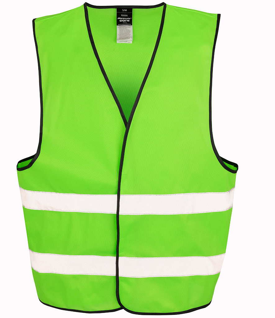 Fully Personalised Hi Vis High Visibility Vest With Your Logo UNISEX  - Result Core RS200E - All Colours