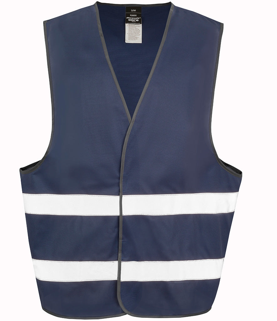 Fully Personalised Hi Vis High Visibility Vest With Your Logo UNISEX  - Result Core RS200E - All Colours