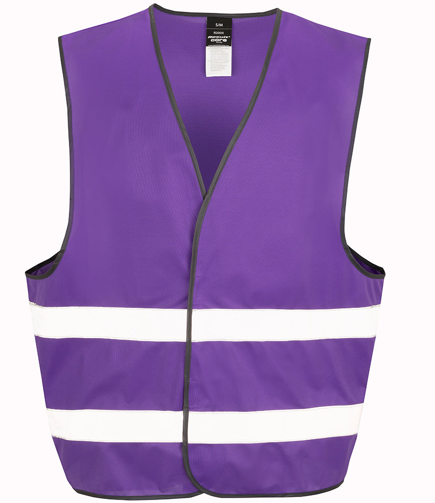 Fully Personalised Hi Vis High Visibility Vest With Your Logo UNISEX  - Result Core RS200E - All Colours
