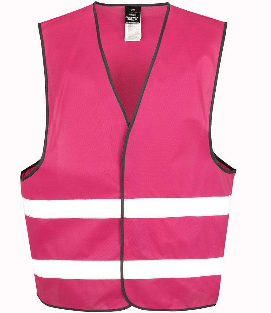 Fully Personalised Hi Vis High Visibility Vest With Your Logo UNISEX  - Result Core RS200E - All Colours