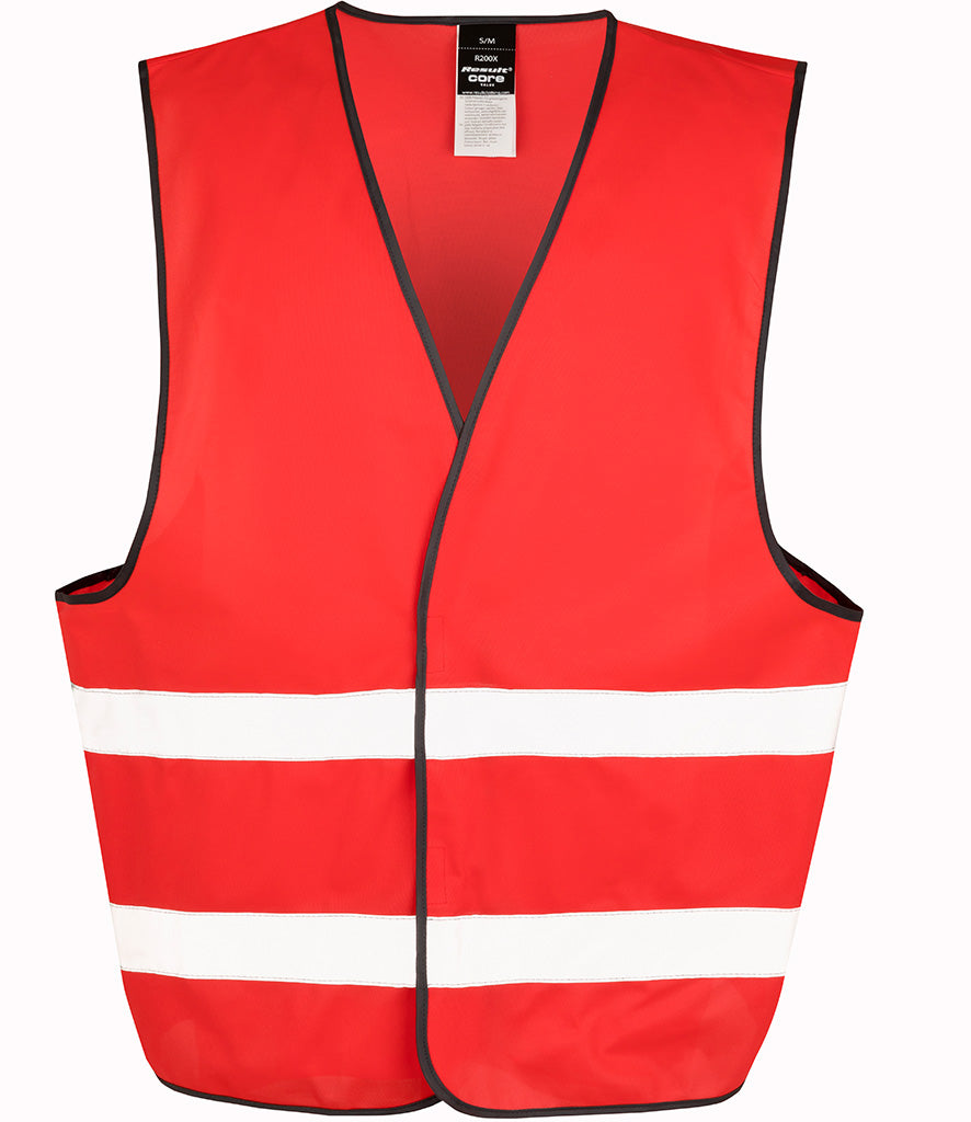 Fully Personalised Hi Vis High Visibility Vest With Your Logo UNISEX  - Result Core RS200E - All Colours