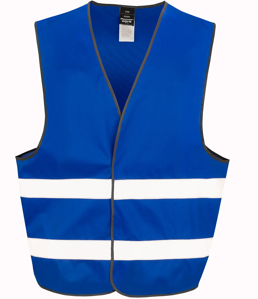 Fully Personalised Hi Vis High Visibility Vest With Your Logo UNISEX  - Result Core RS200E - All Colours