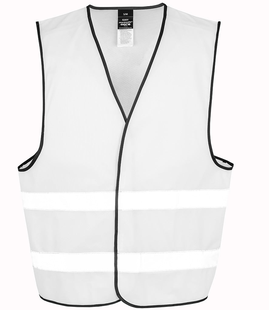 Fully Personalised Hi Vis High Visibility Vest With Your Logo UNISEX  - Result Core RS200E - All Colours