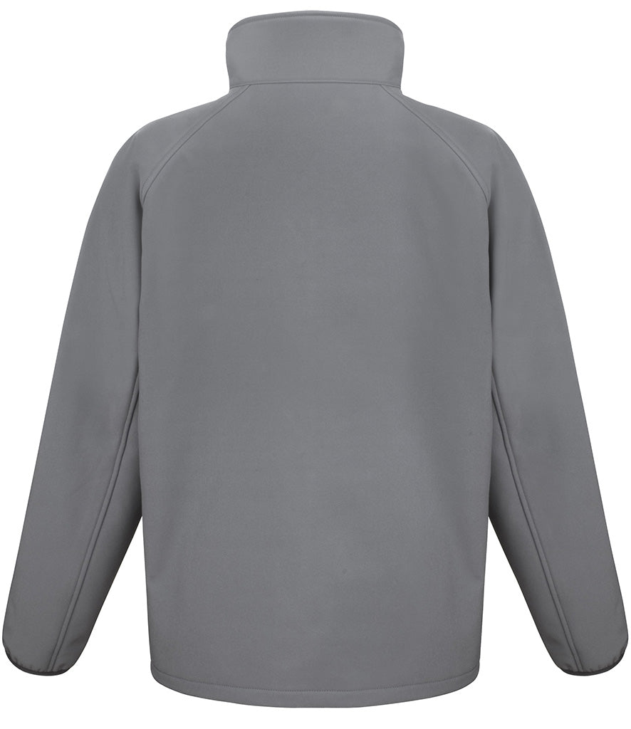 Fully Personalised Charcoal Grey & Black Unisex Result Core Printable Soft Shell Jacket