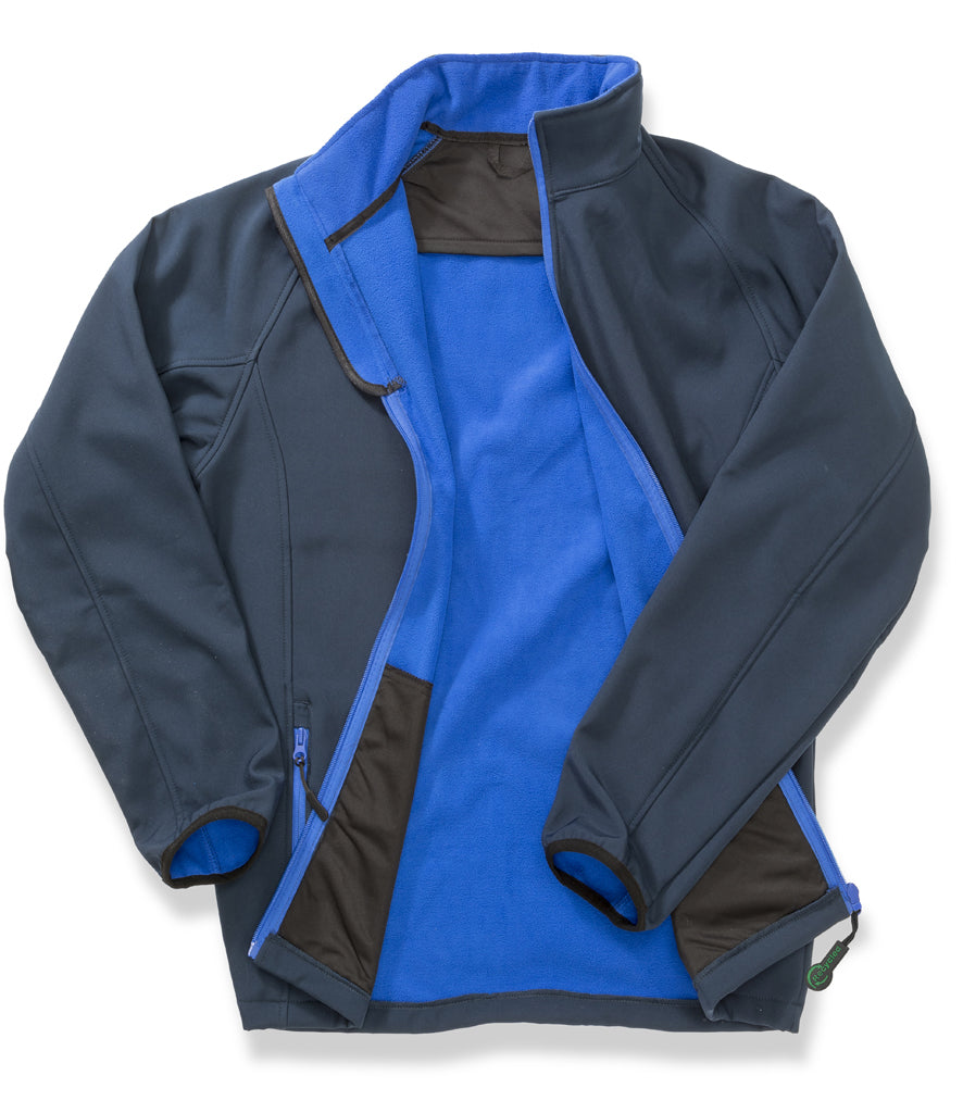 Fully Personalised Navy & Royal Blue Unisex Result Core Printable Soft Shell Jacket