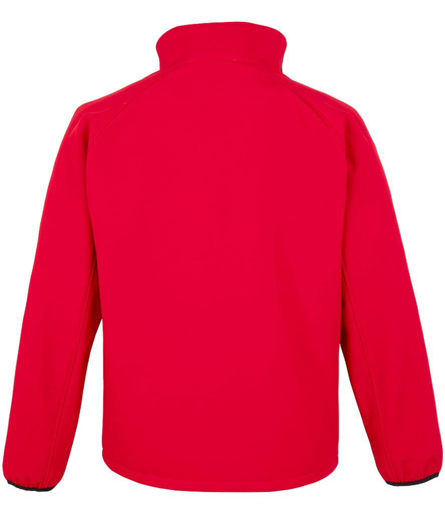 Fully Personalised Red Unisex Result Core Printable Soft Shell Jacket