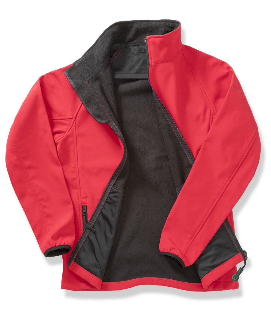 Fully Personalised Red Unisex Result Core Printable Soft Shell Jacket