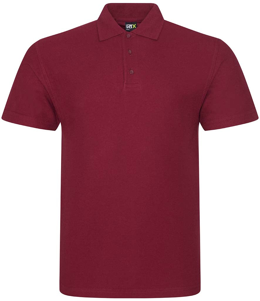 Fully Personalised Burgundy Pro RTX Polo Shirt UNISEX - Create Your Design