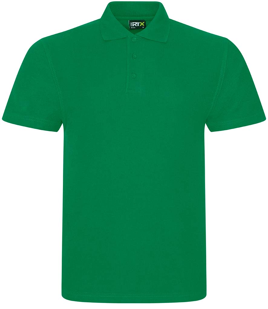 Fully Personalised Kelly Green Pro RTX Polo Shirt UNISEX - Create Your Design