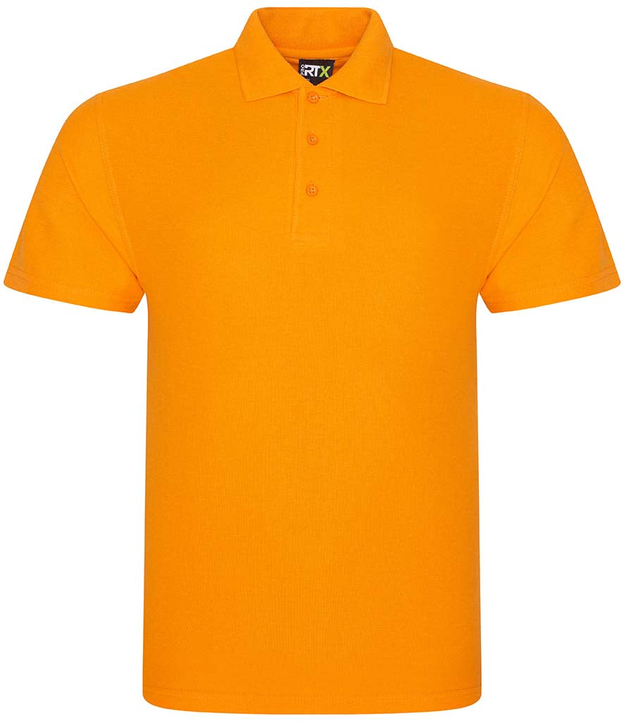 Fully Personalised Orange Pro RTX Polo Shirt UNISEX - Create Your Design