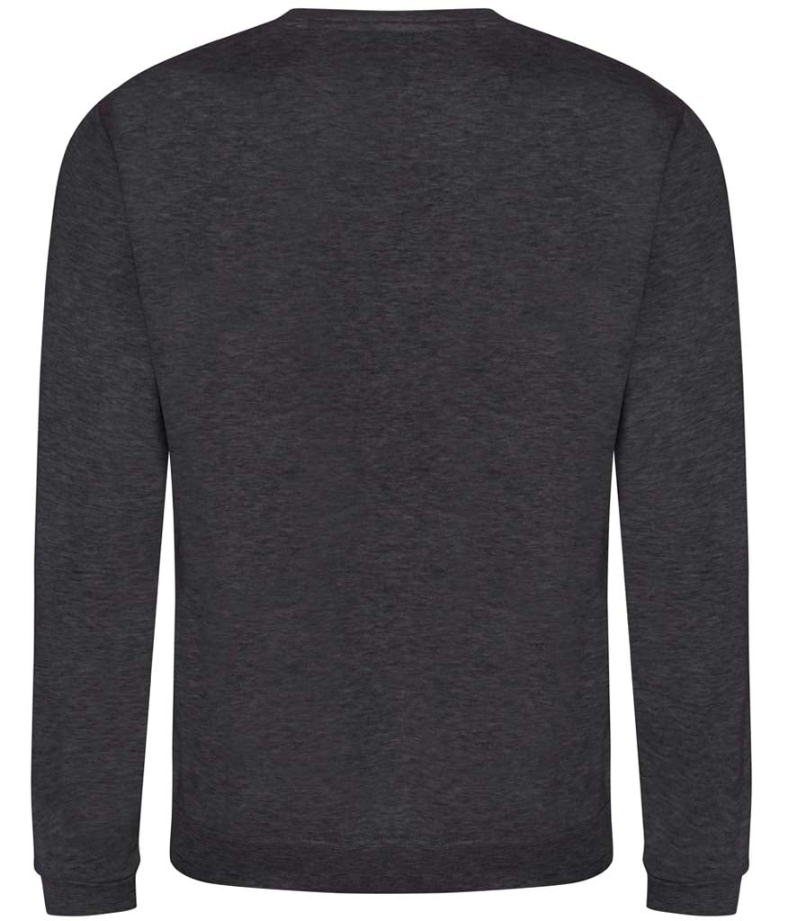 Fully Personalised Charcoal Grey UNISEX AWDis Sweatshirt Jumper