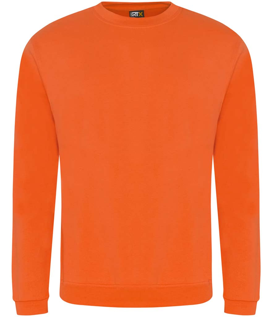 Fully Personalised Orange UNISEX AWDis Sweatshirt Jumper
