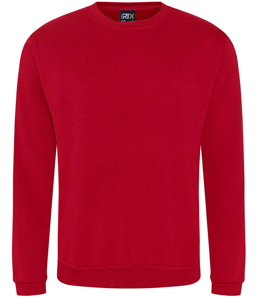 Fully Personalised Red UNISEX AWDis Sweatshirt Jumper
