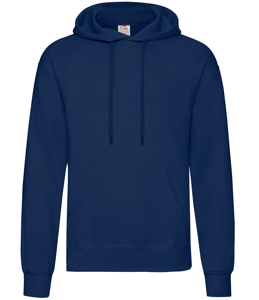 Fully Personalised Navy Blue  UNISEX Pullover AWDis Hoodie - Create Your Design