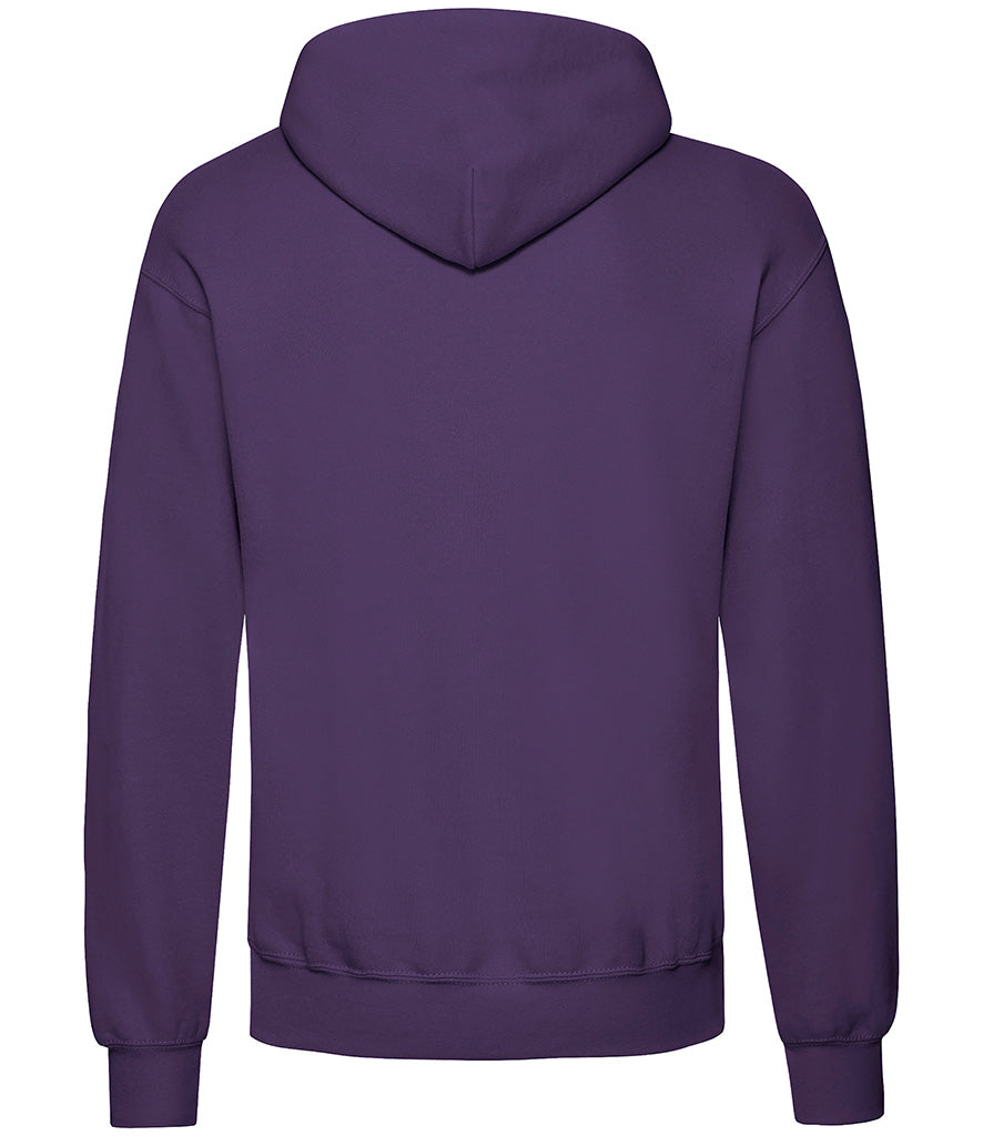 Fully Personalised Purple UNISEX Pullover AWDis Hoodie - Create Your Design