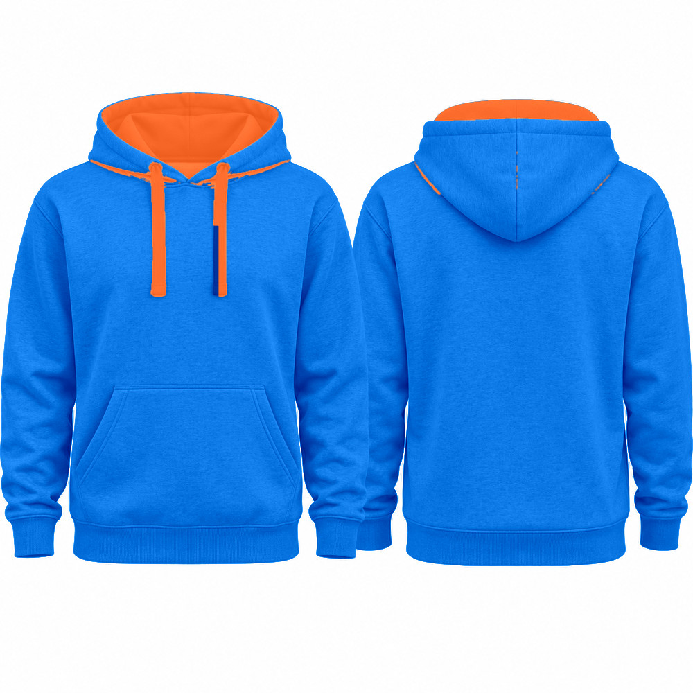 Personalised AWDis JH003 Varsity Hoodie – Custom Printed Two-Tone Hoodie
