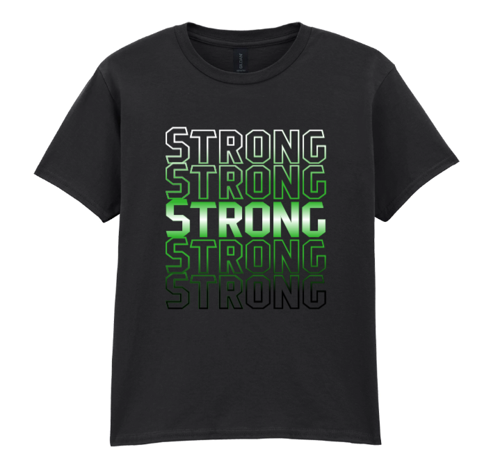 Custom Text Tshirt All Colours Shadow Text