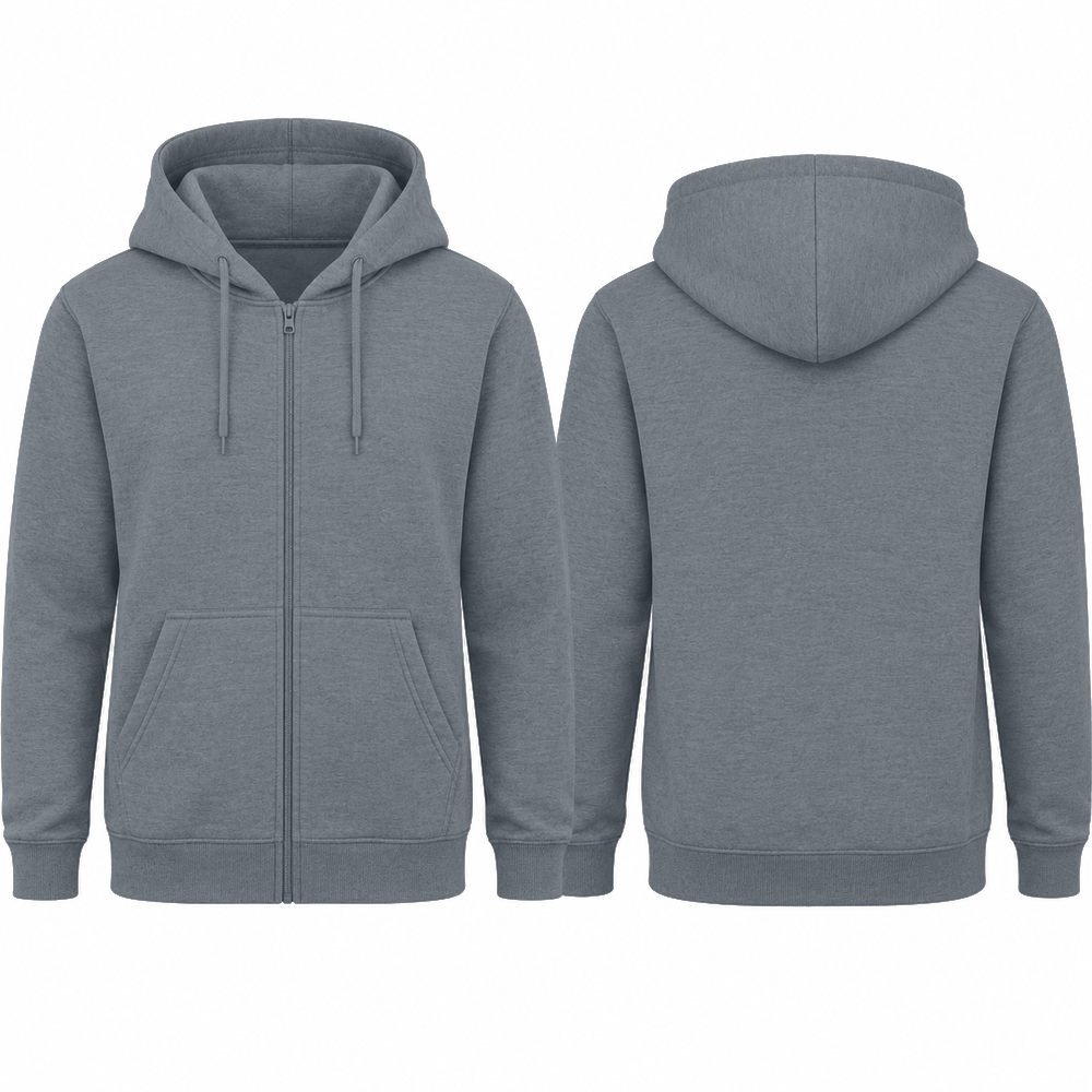 Personalised AWDis JH050 Zoodie – Custom Printed Full Zip Hoodie