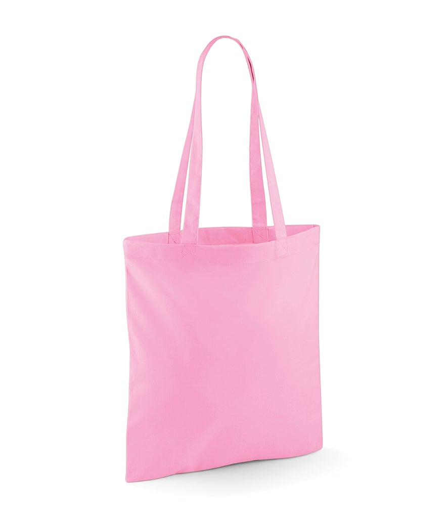 Fully Personalised Westford Mill Yellow Long Handled Tote Bag