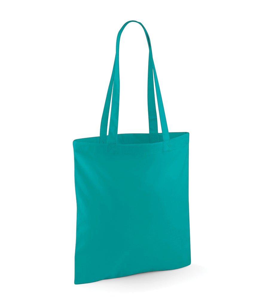 Fully Personalised Westford Mill Yellow Long Handled Tote Bag