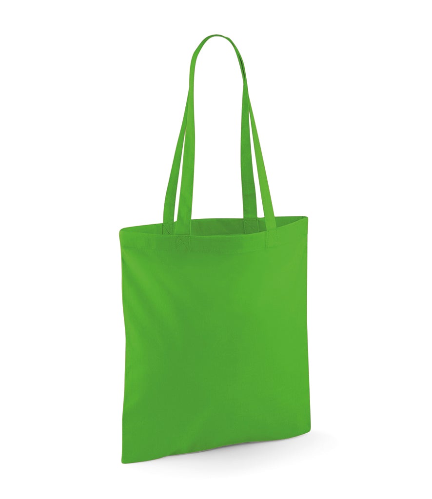 Fully Personalised Westford Mill Yellow Long Handled Tote Bag