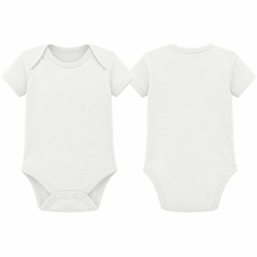 Personalised Larkwood LW500T Baby Bodysuit – Custom Printed Short Sleeve Baby Vest