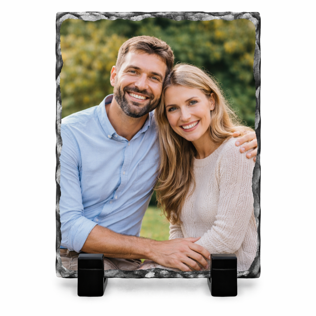 Personalised Photo Picture Of Your Choice Printed Onto Slate - Rectangle