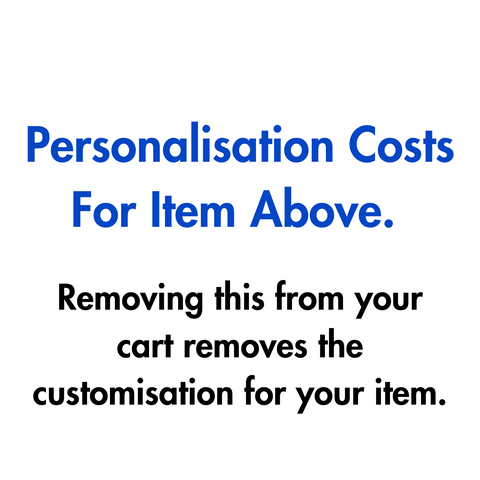 (removing this from your cart removes your personalisation) We Provide Garment Printing Prices