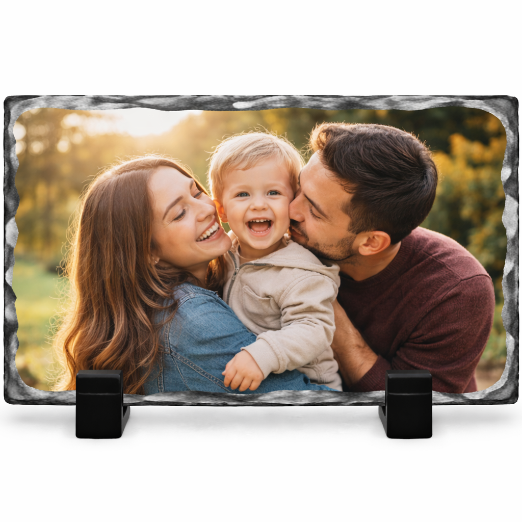 Personalised Photo Picture Of Your Choice Printed Onto Slate - Rectangle