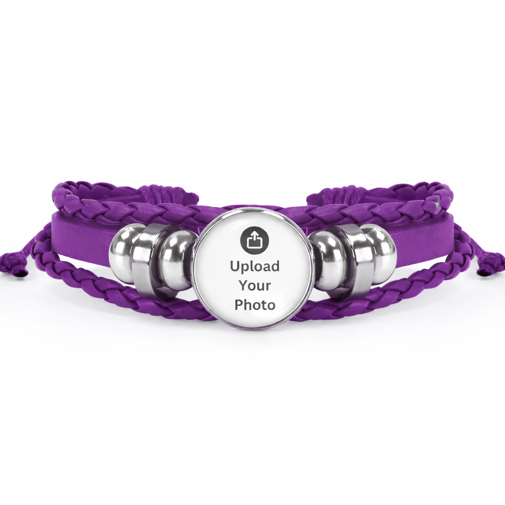 Personalised Friendship Bracelet Photo Picture - All Colours