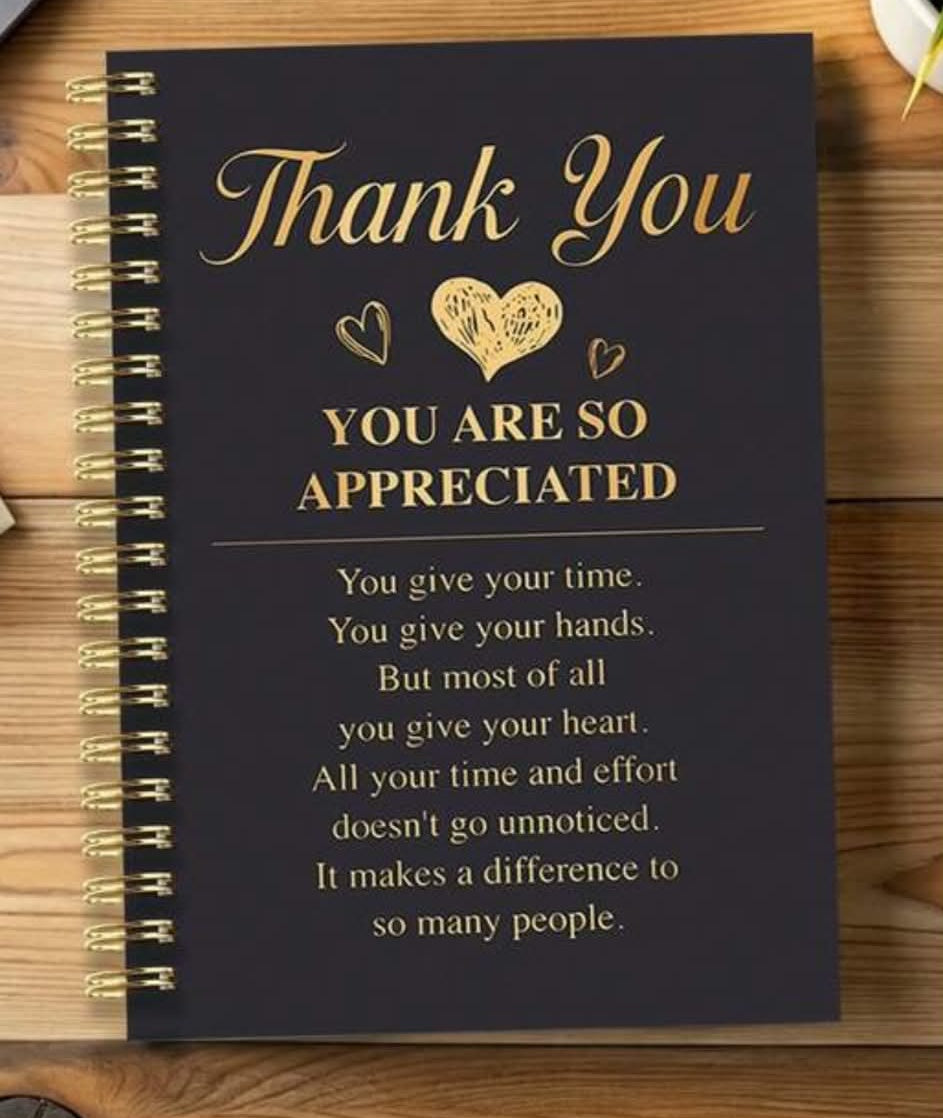 Thank You Appreciation Notebook – Thoughtful Gift for Someone Special