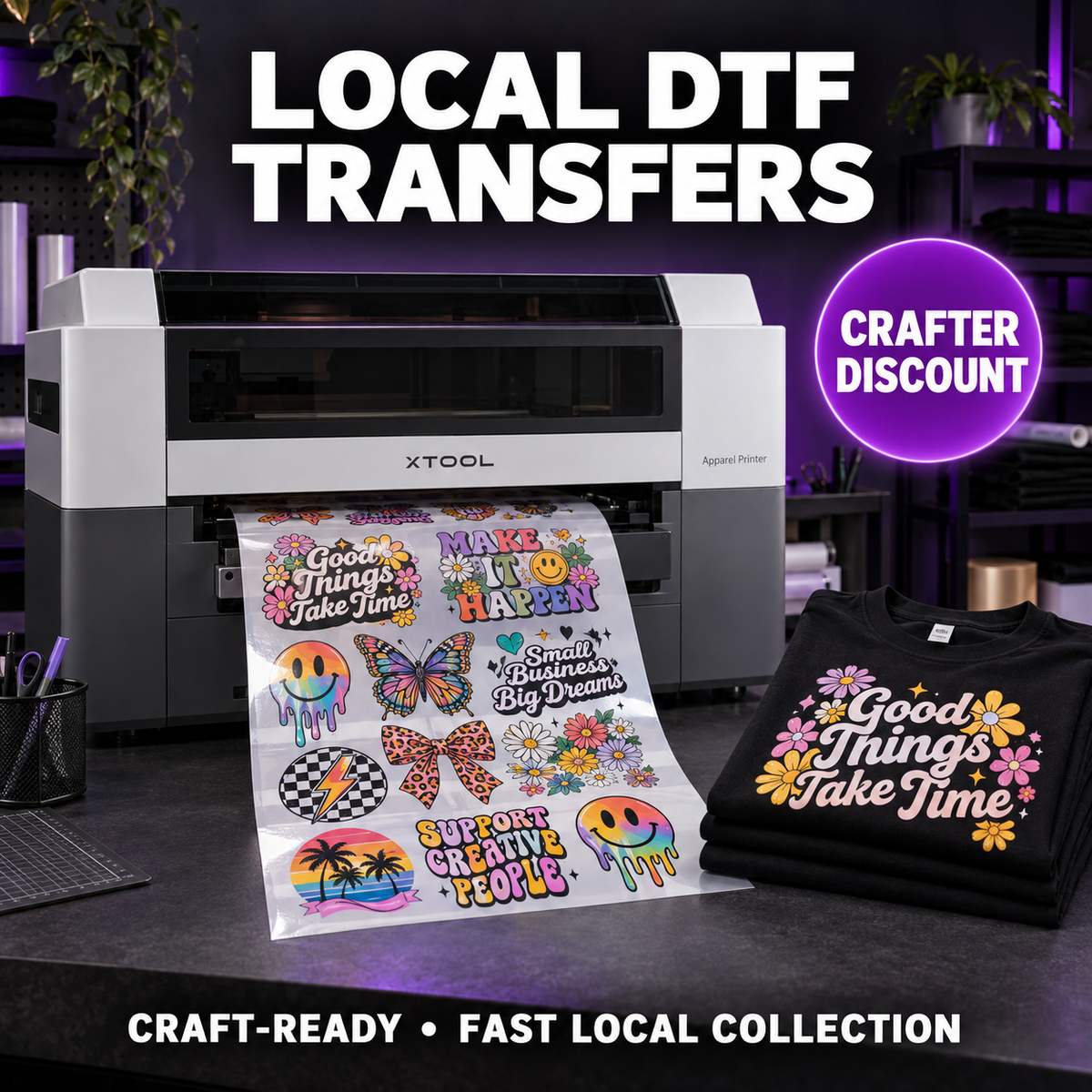 DTF Gang Sheet Transfer – Ready to Press Custom Transfer Sheet
