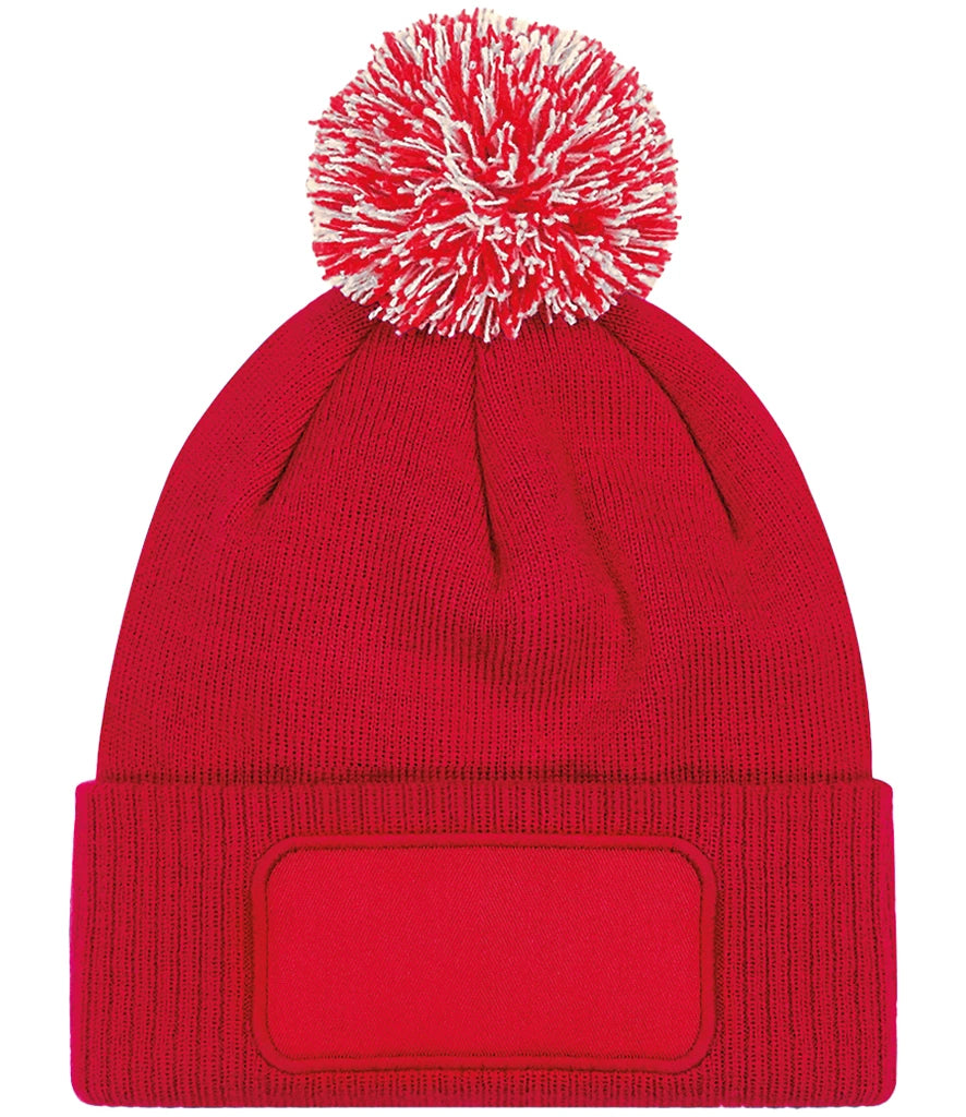 Fully Personalised Beechfield  Pom Pom Bobble Hat - All Colours