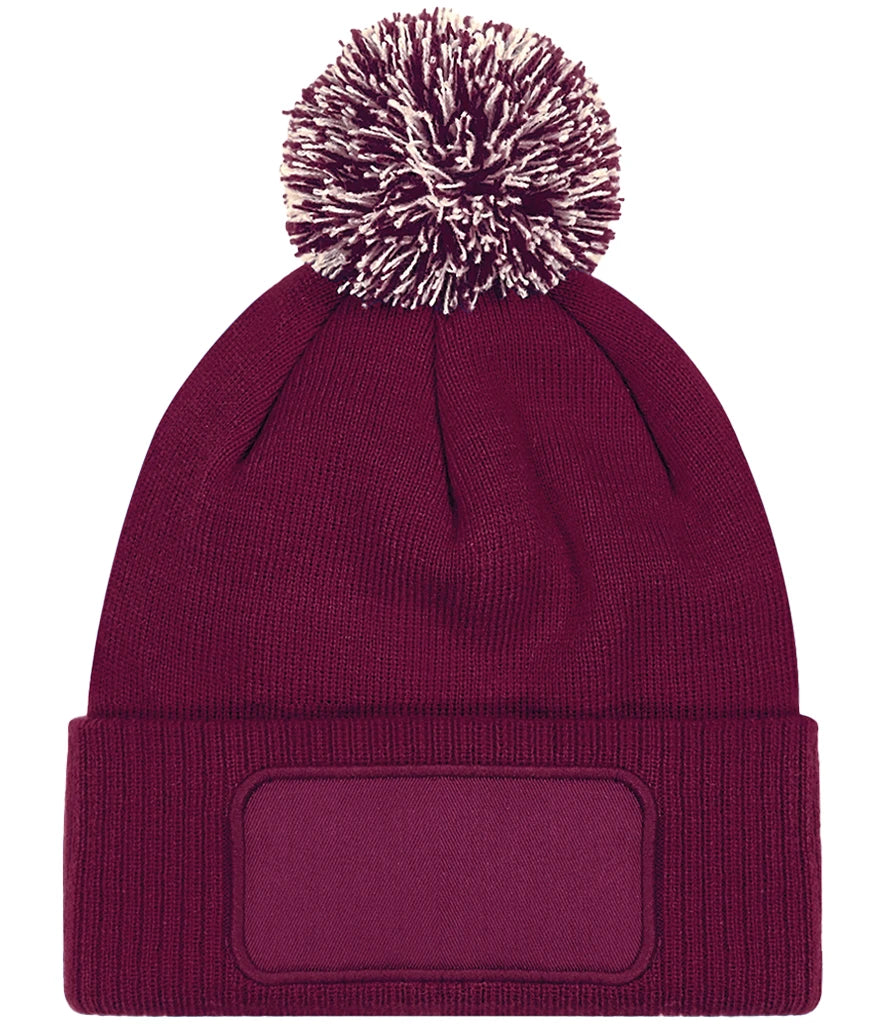 Fully Personalised Beechfield  Pom Pom Bobble Hat - All Colours