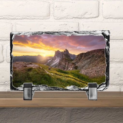 Personalised Photo Picture Of Your Choice Printed Onto Slate - Rectangle