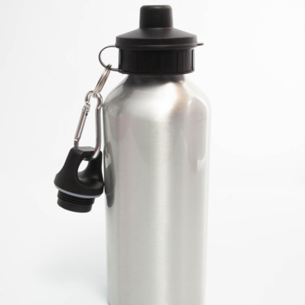 Personalised Aluminium Brushed Steel Sports Water Bottle - All Styles