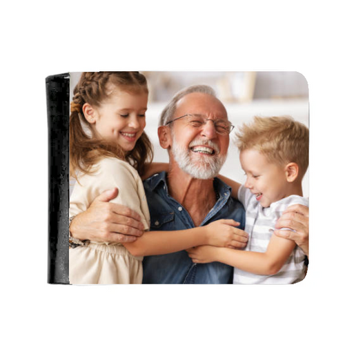 Personalised Mens Photo Picture Wallet Standard Size