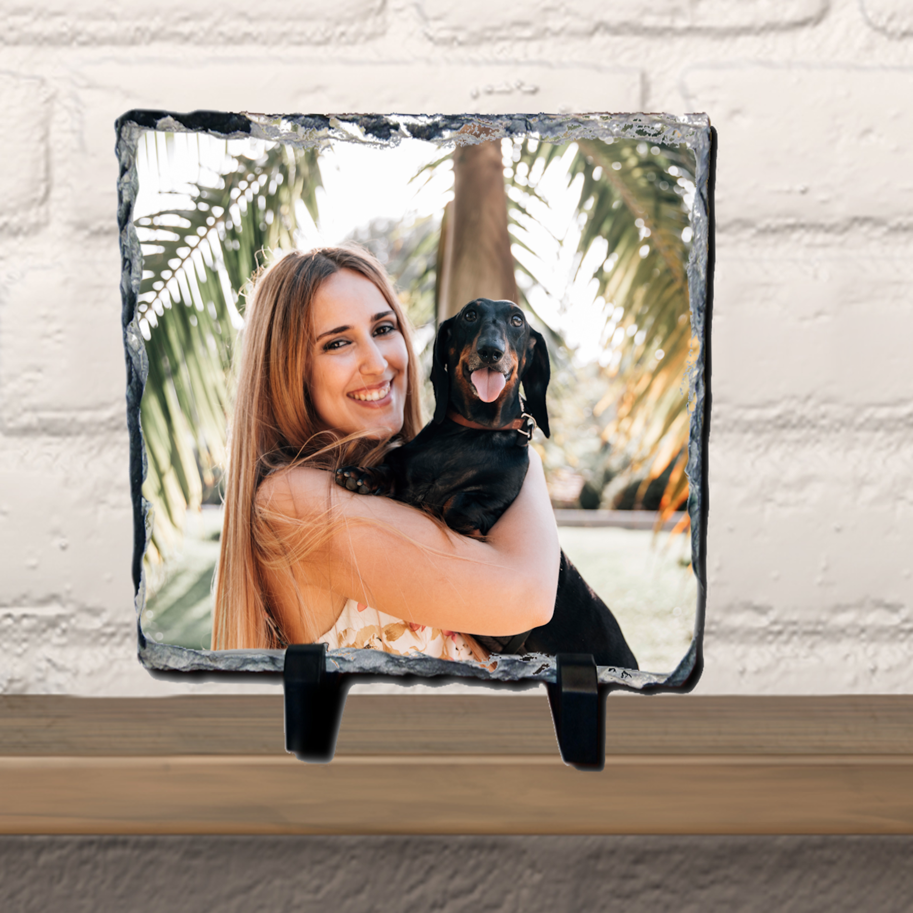 Personalised Photo Picture Of Your Choice Printed Onto Slate - Rectangle