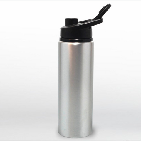 Personalised Aluminium Flip Top Water Bottle