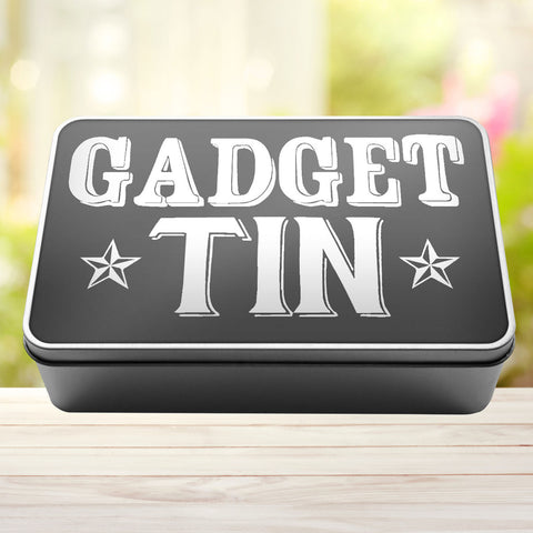 Gadget Tin Storage Rectangle Tin