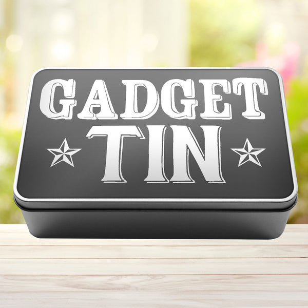 Gadget Tin Storage Rectangle Tin - 1